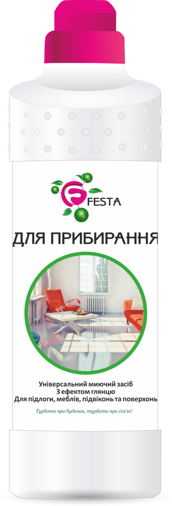 Засіб миючий універсальний з ефектом глянцю FESTA, 950 мл